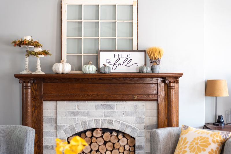 Mantel Installation in Spring